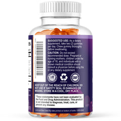 Nature's Nutrition etiqueta nutricional con ingredientes y dosis visibles