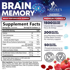 Nature's Nutrition primer plano de gomitas mostrando textura apetecible