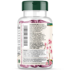 Nature's Nutrition ingredientes clave (calcio, hierro, vitaminas) resaltados
