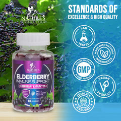 Nature's Nutrition etiqueta con ingredientes y dosis claramente legible