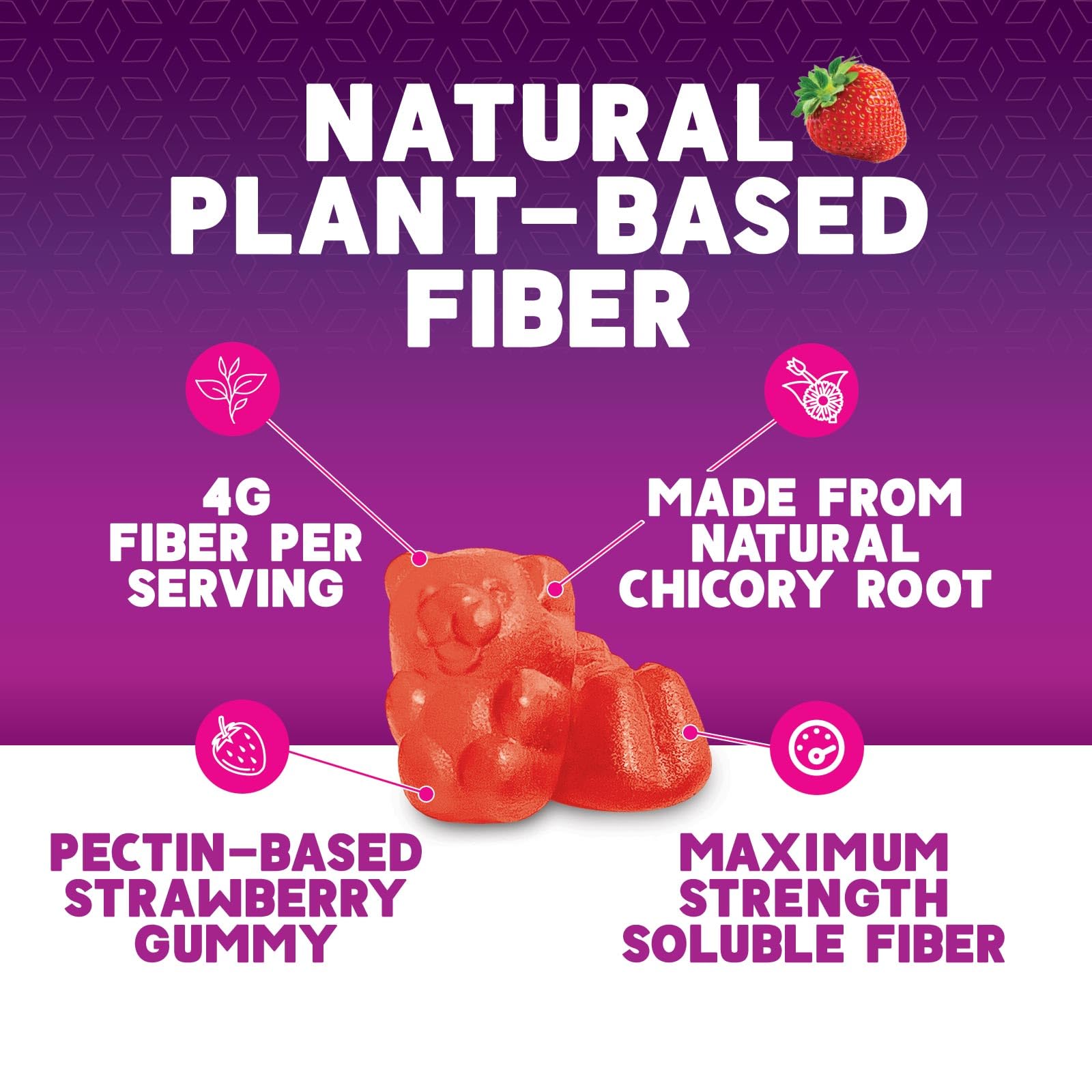 Nature's Nutrition raíz de achicoria e inulina destacando origen prebiótico vegetal