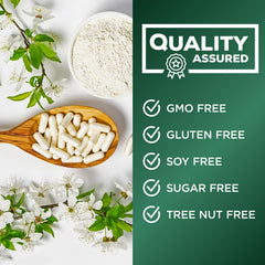Nature's Nutrition cápsula junto a moneda para comparar tamaño fácilmente