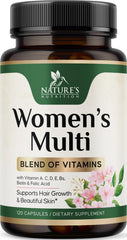 Nature's Nutrition frasco frontal mostrando etiqueta clara y beneficios