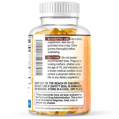 Nature's Nutrition comparativa de tamaño para percepción clara de porción