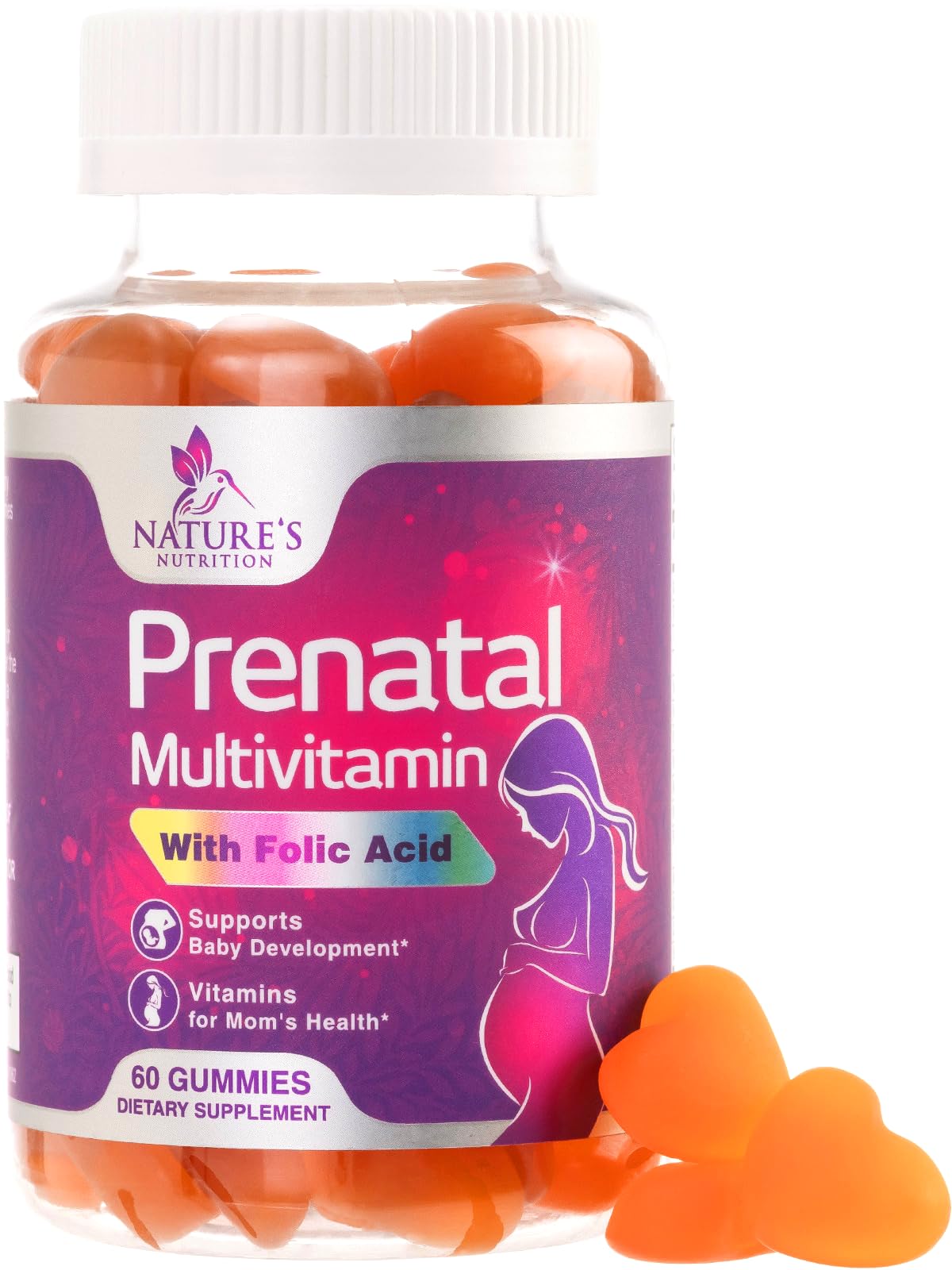 Nature's Nutrition envase frontal mostrando etiqueta clara y beneficios