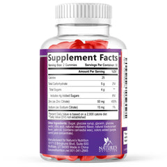 Nature's Nutrition producto junto a berries que enfatiza sabor natural y agradable