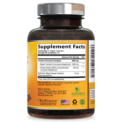 Nature's Nutrition sello cGMP y prueba por terceros para confianza en calidad