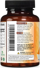 Nature's Nutrition sello GMP y Bottled in USA para confianza de calidad
