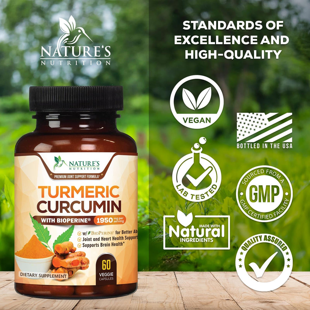 Nature's Nutrition botella abierta con cápsulas visibles para almacenamiento seguro