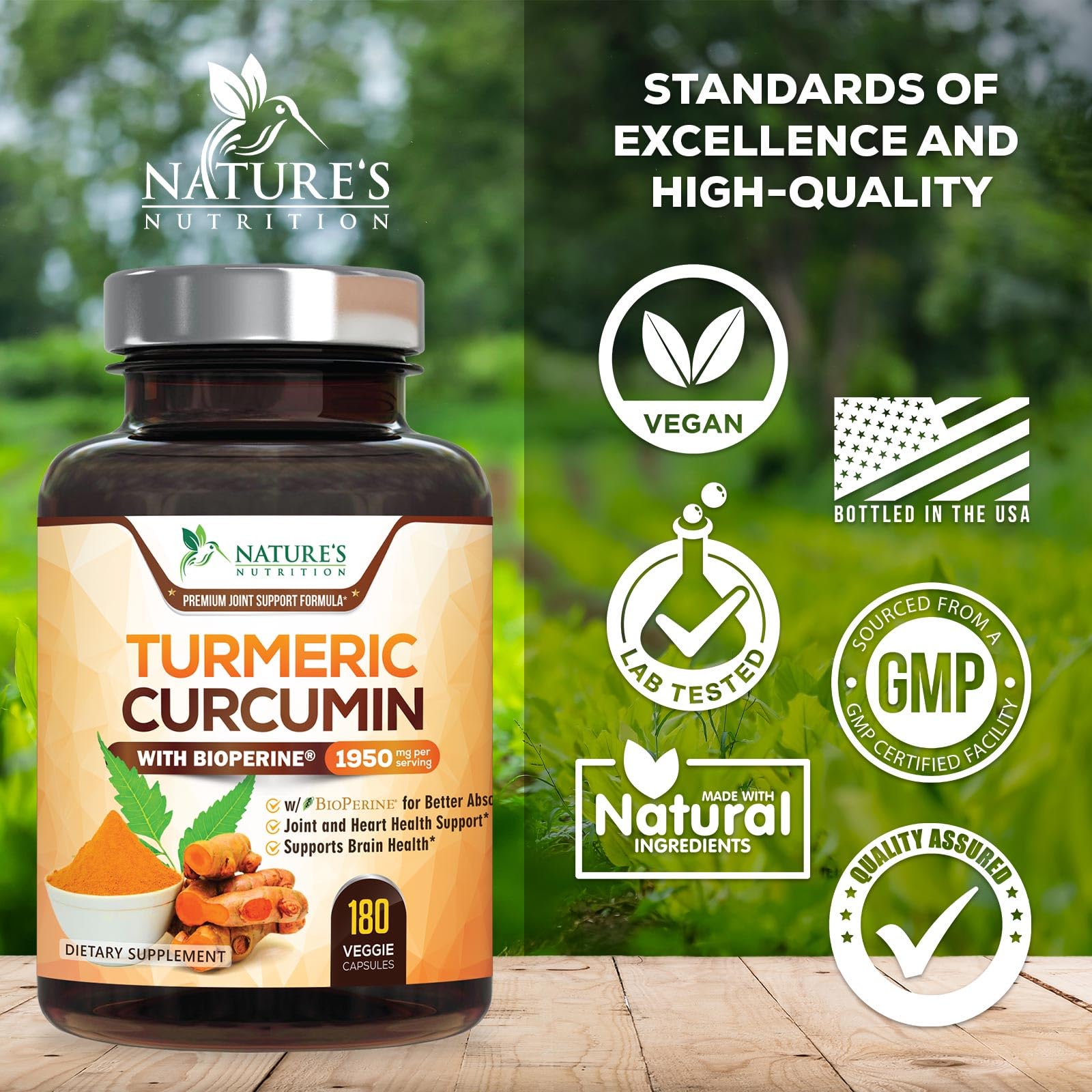 Nature's Nutrition etiqueta nutricional y lista de ingredientes detallada