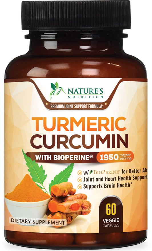 Nature's Nutrition empaque frontal claro mostrando 60 cápsulas y beneficios