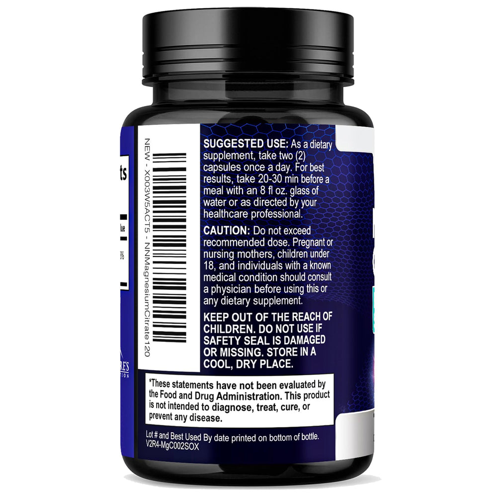 Nature's Nutrition uso nocturno del producto junto a un vaso para rutina de antes de dormir