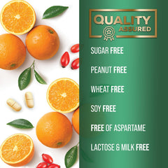 Nature's Nutrition ingredientes: rosa mosqueta y vitamina C, refuerzo antioxidante