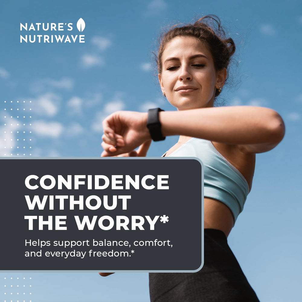 Nature’s NutriWave FemiCore escena lifestyle en mesa mostrando uso cotidiano