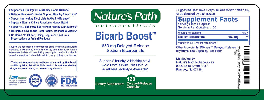 Comparación de tamaño en mano de NATURE'S PATH NUTRACEUTICALS para evaluar porción