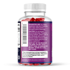 Nature's Peak empaque lateral mostrando vegan y gluten free, apto para dietas