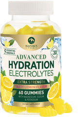 Nature's Peak frente del empaque mostrando 60 gomitas y beneficio práctico