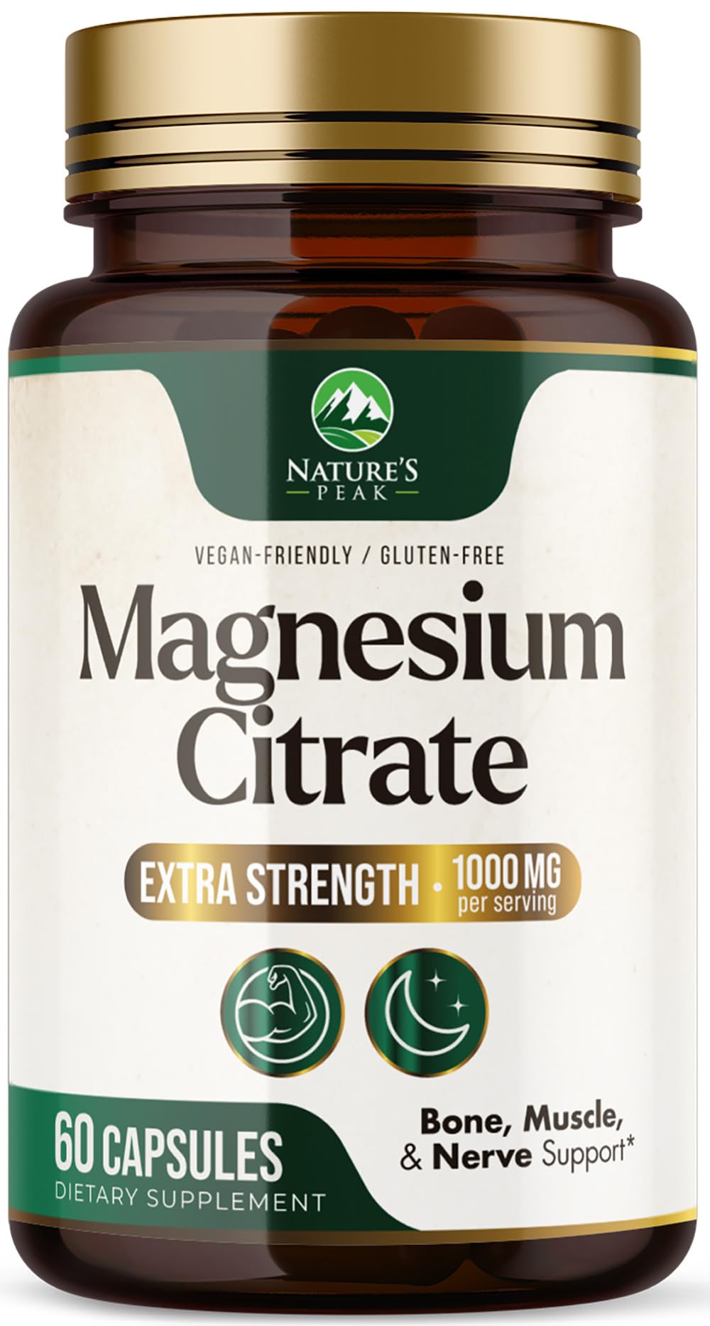 Nature's Peak envase frontal mostrando etiqueta y beneficios
