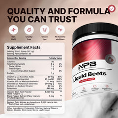 Nature's Pure Blend bote abierto mostrando contenido y color natural