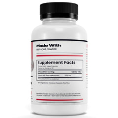 Nature's Pure Blend etiqueta con ingredientes principales y trazabilidad