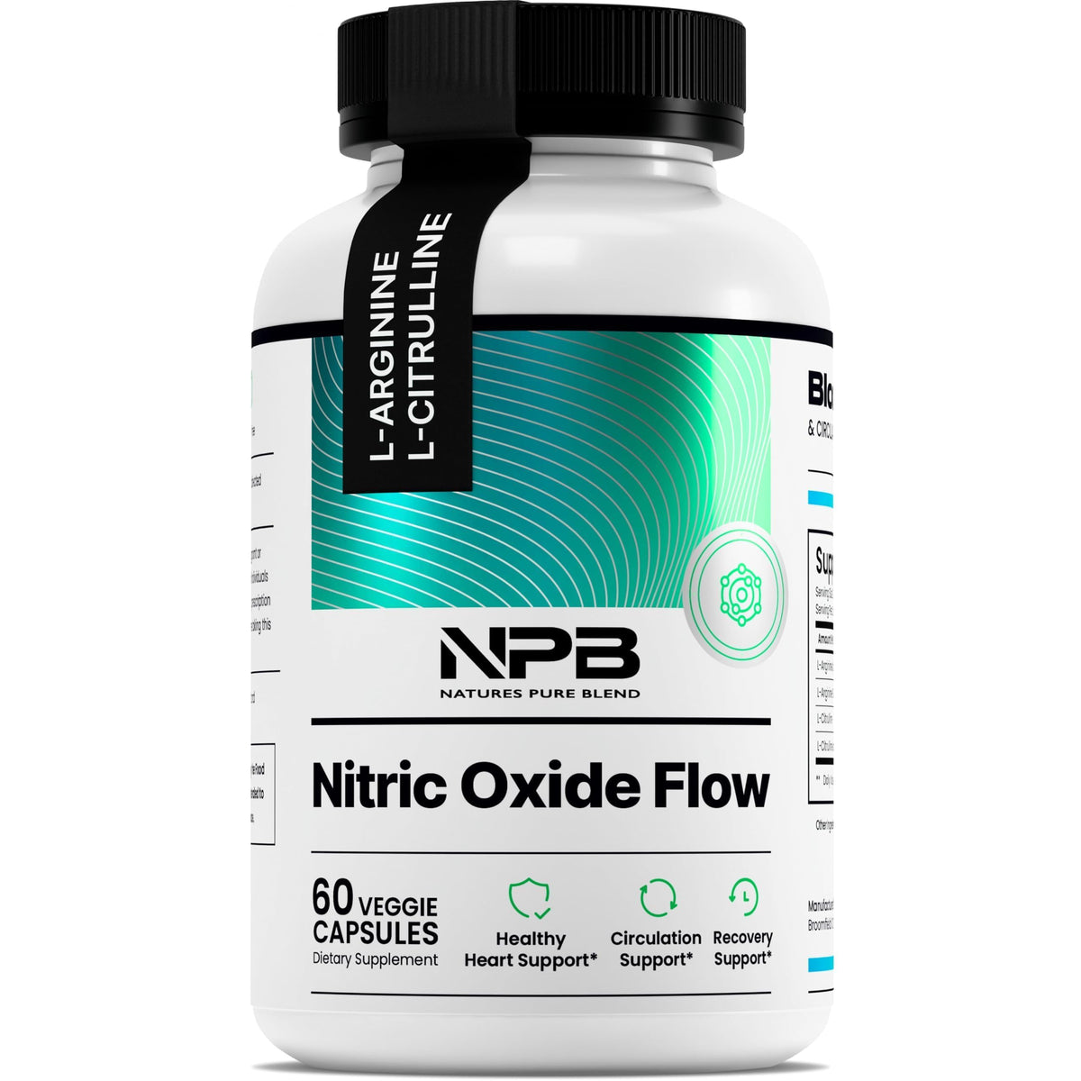 Nature's Pure Blend frente del envase mostrando diseño y beneficios visibles