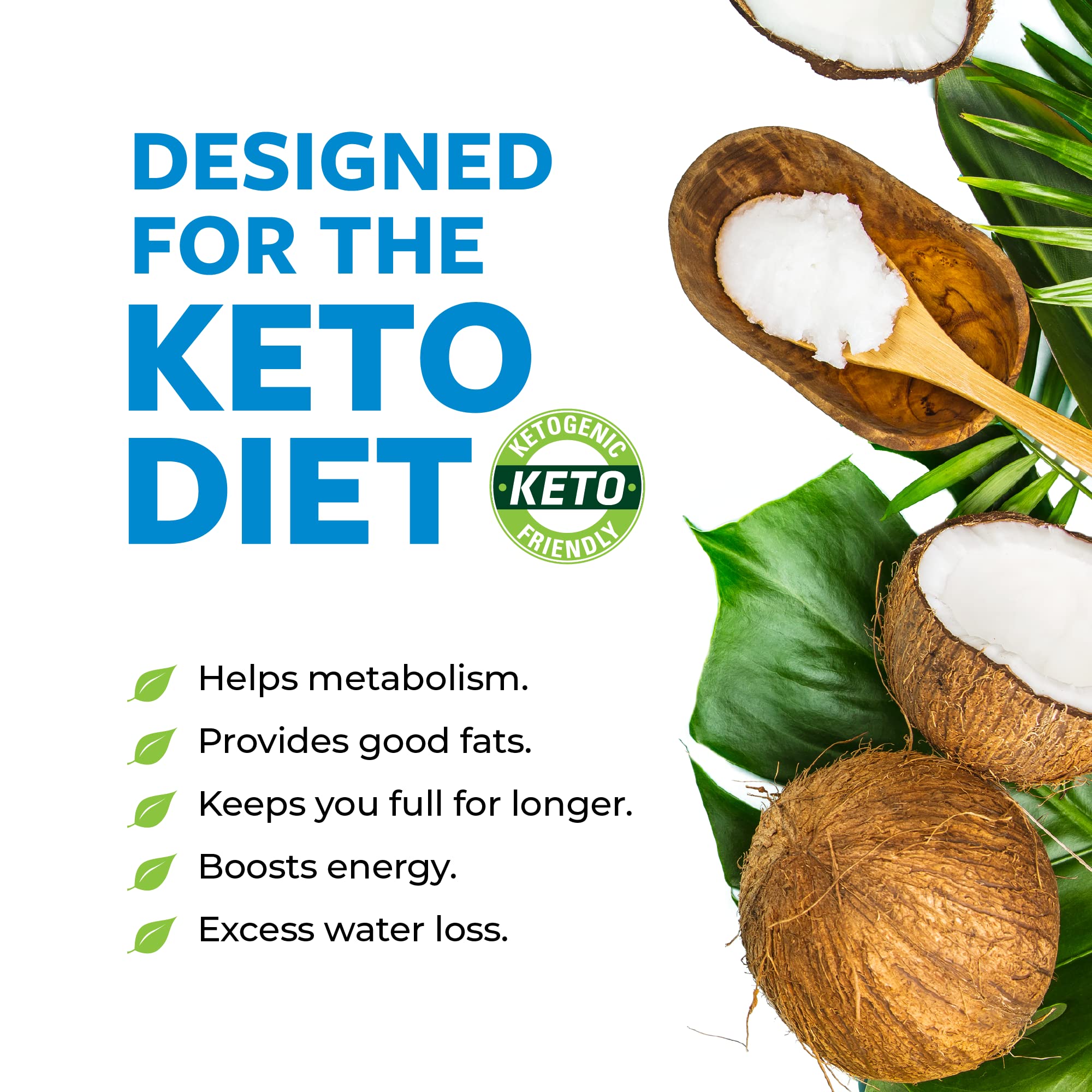 Nature's Science Keto Slim en cocina junto a alimentos cetogénicos como guía