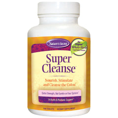 Nature's Secret frasco frontal mostrando 100 tabletas y beneficio depuración