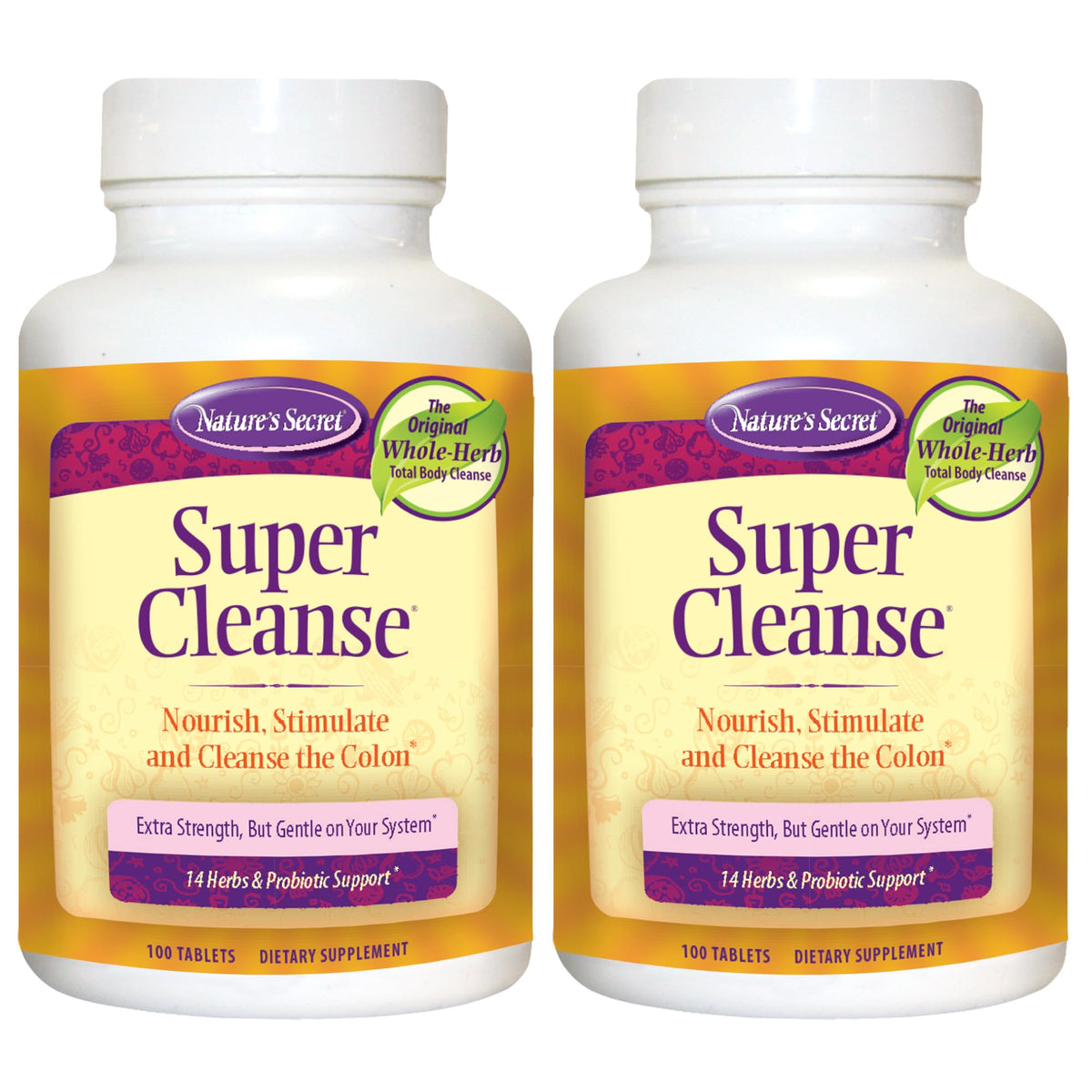Nature's Secret frente del empaque mostrando beneficios claros