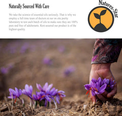 Natures-Star etiqueta del frasco con información visible y seguridad