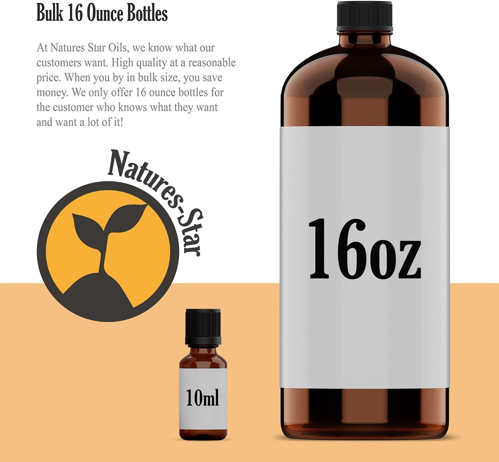 Natures-Star etiqueta del aceite de romero con información de pureza y origen