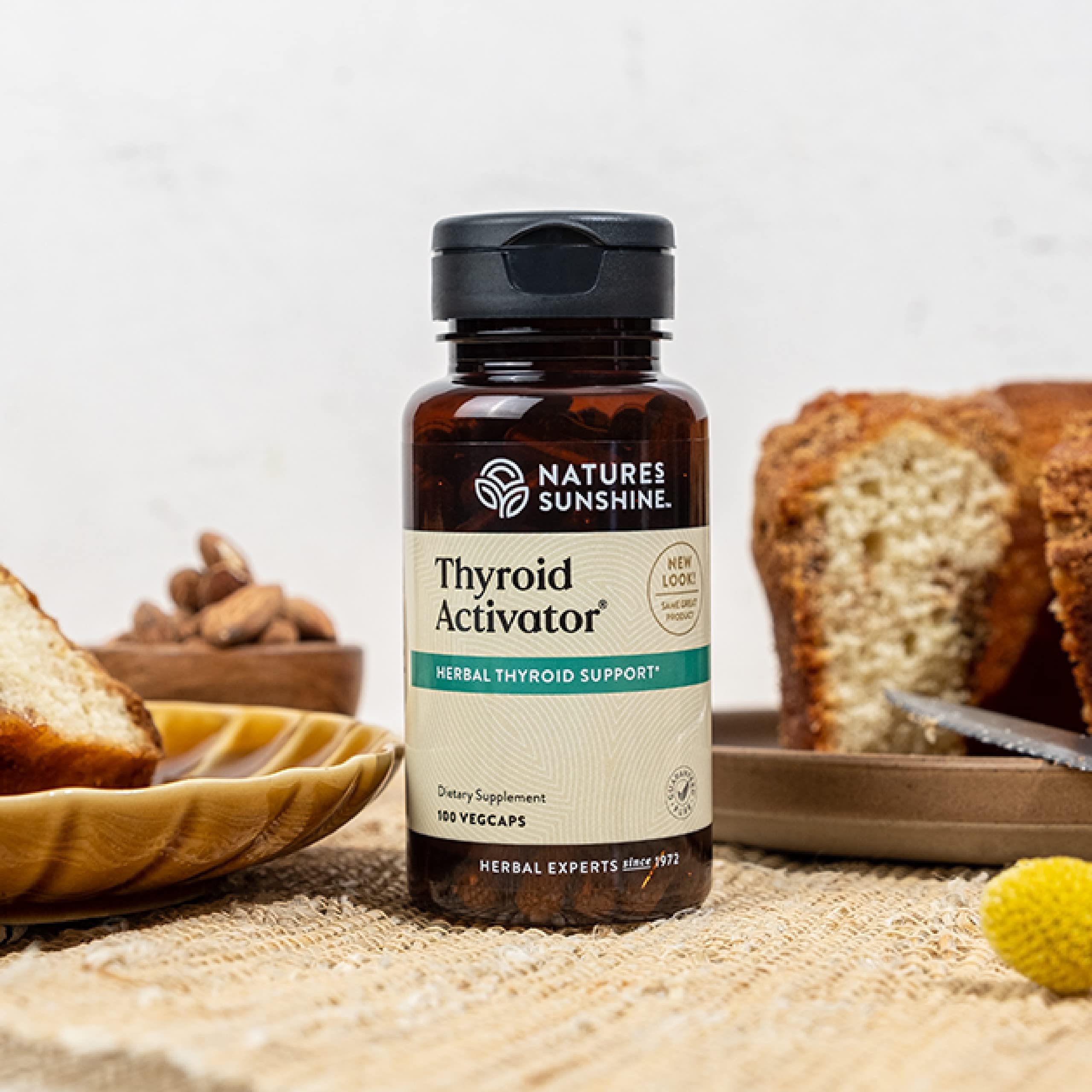 Nature's Sunshine etiqueta detallada con lista de ingredientes y pureza