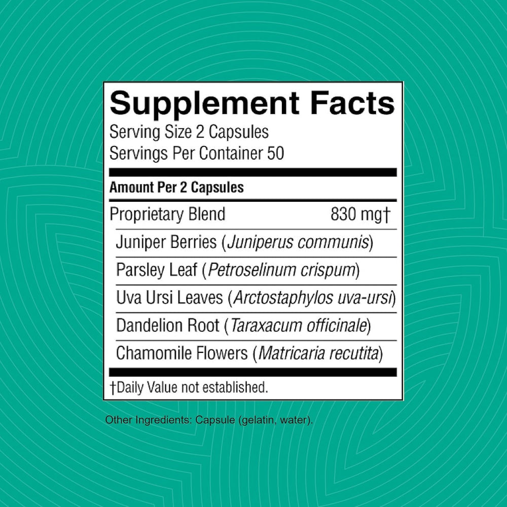 Nature's Sunshine etiqueta nutricional y lista de ingredientes para transparencia y confianza