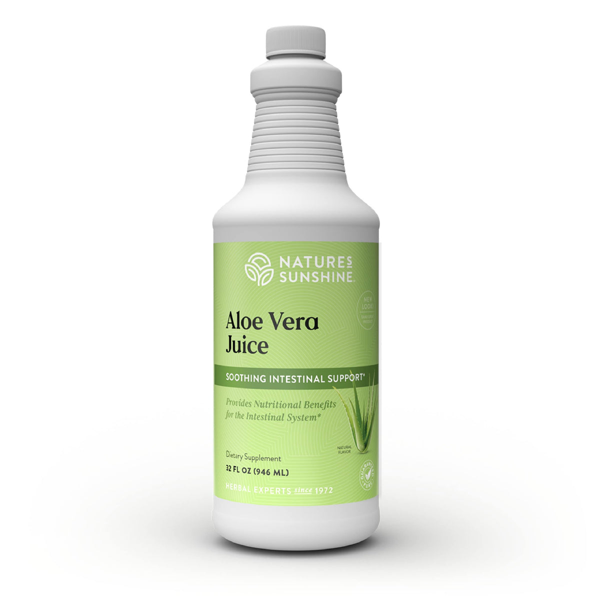 Nature's Sunshine botella frontal mostrando etiqueta clara y beneficios