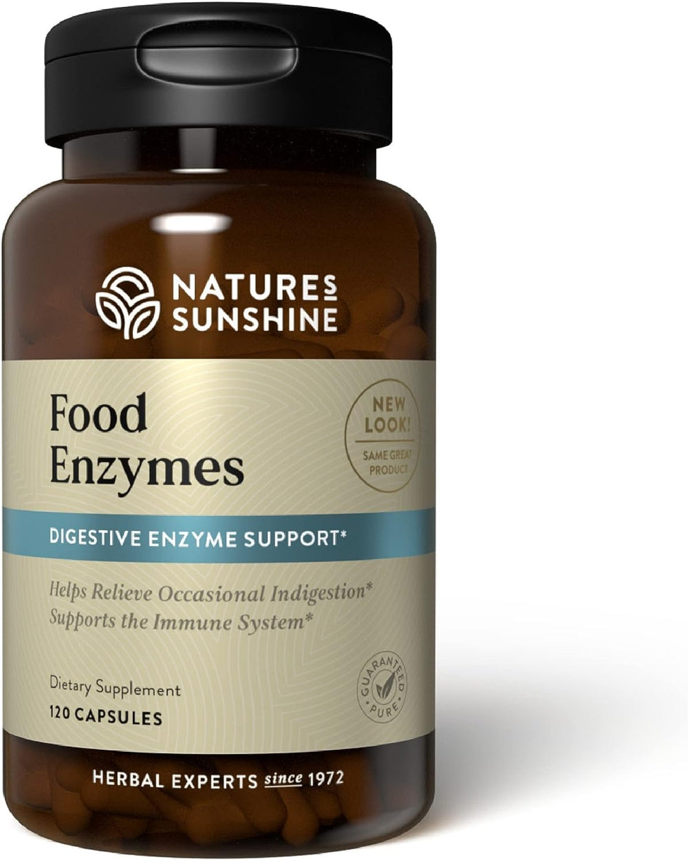 Nature's Sunshine frasco frontales y legible, confirma calidad