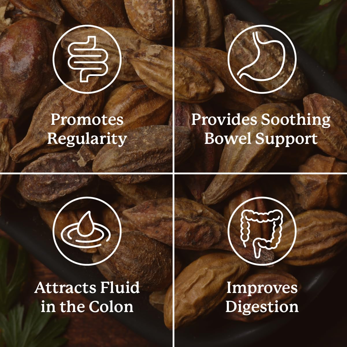 Nature's Sunshine ingredientes Gentle Move hierbas y magnesio para suavidad