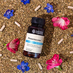Nature's Sunshine etiqueta con lista de enzimas y beneficios para decisión informada