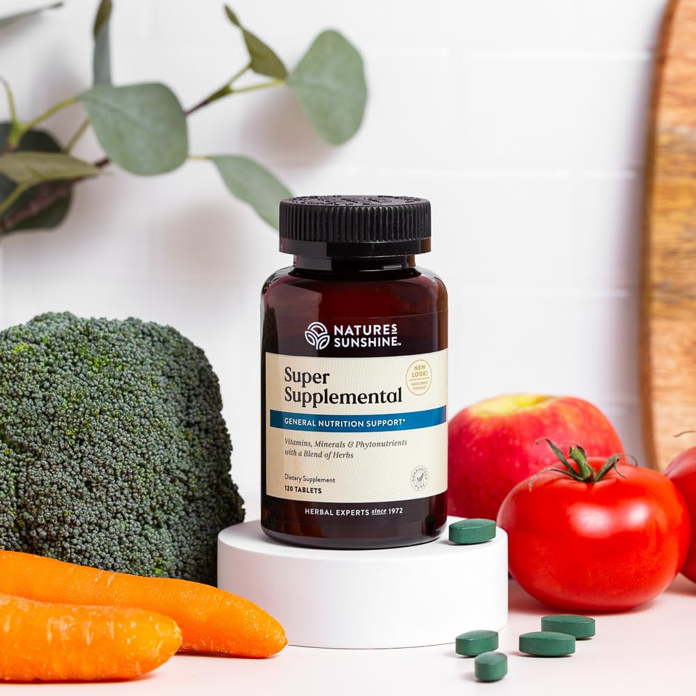 Nature's Sunshine primeros planos de ingredientes vegetales y hierbas
