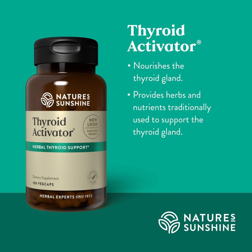 Nature's Sunshine ingredientes naturales como kelp e Irish moss en primer plano