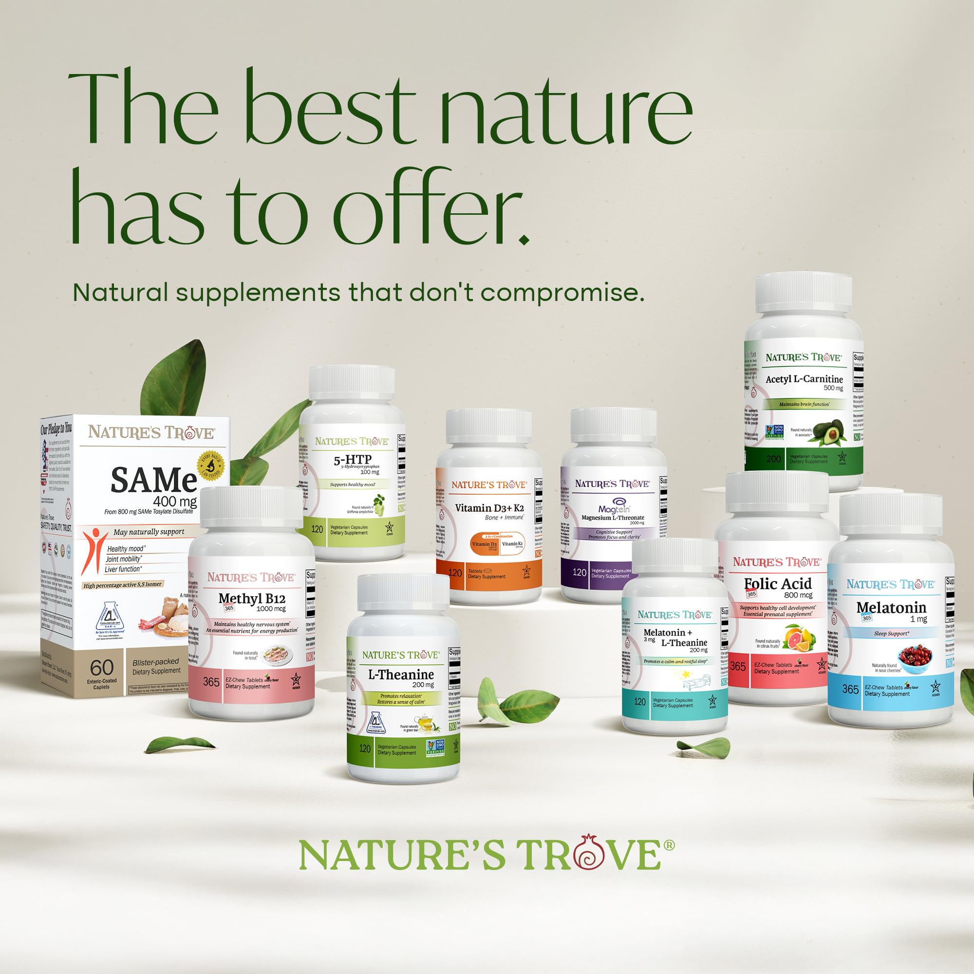 Nature's Trove cápsulas en ambiente cotidiano para uso diario práctico
