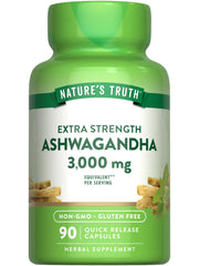 Nature's Truth frasco frontal mostrando etiqueta clara y beneficios
