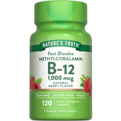 Nature's Truth frasco frontal mostrando etiqueta clara y beneficios