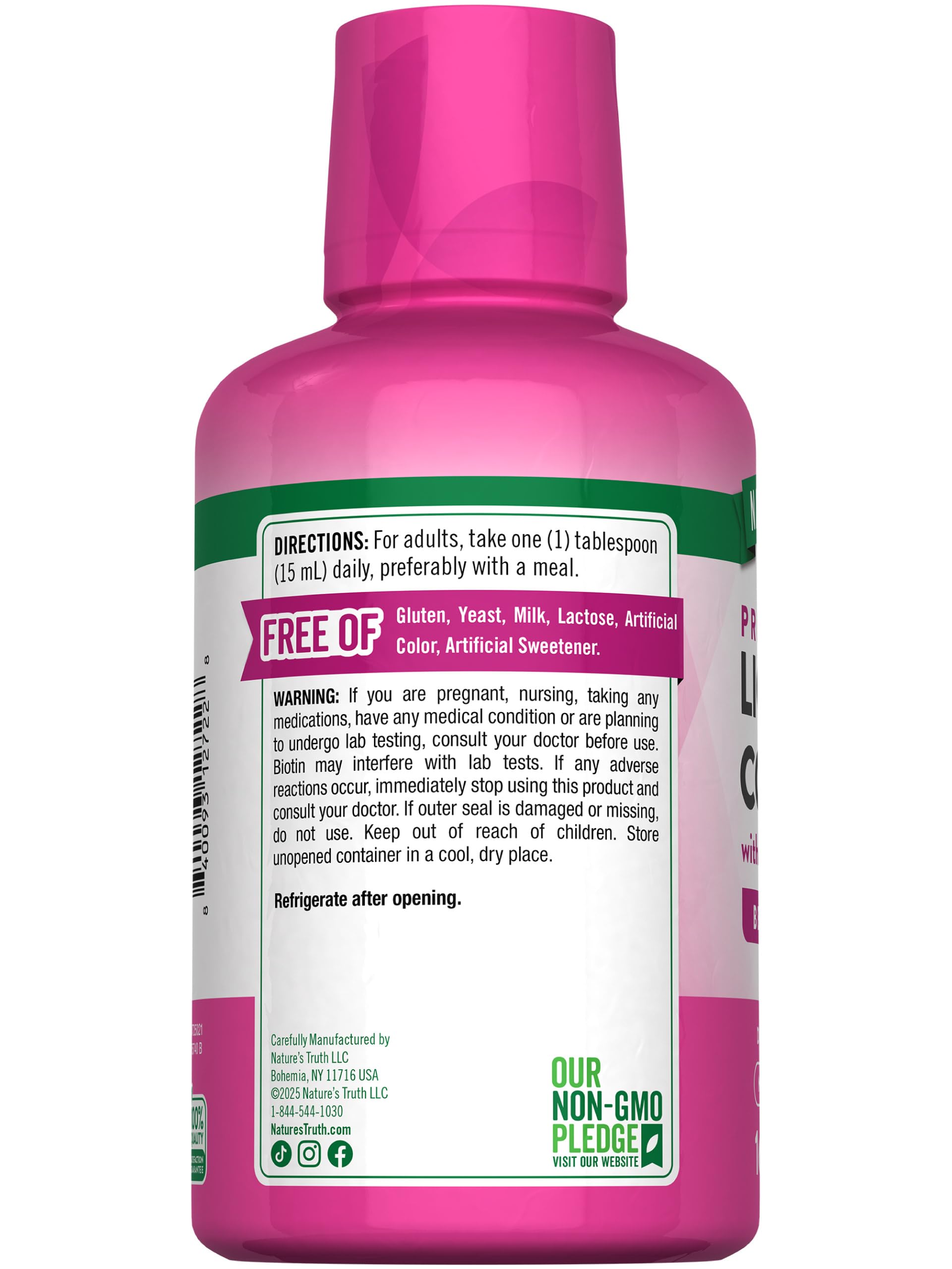 Nature's Truth estilo de vida berry, presentación atractiva para consumir a diario