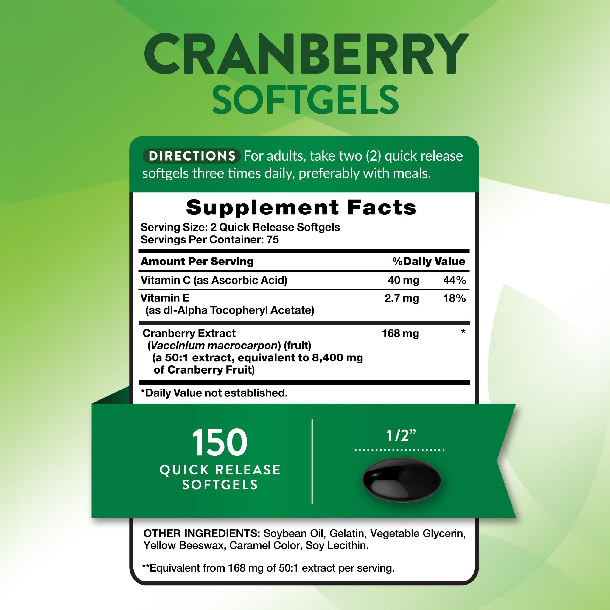 Nature's Truth botella abierta con softgels visibles para fácil dosificación