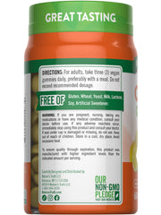 Nature's Truth lado del empaque con información nutricional y dosis recomendada