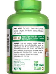 Nature's Truth cocos y hojas, origen natural del aceite