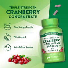 Nature's Truth etiqueta con lista de ingredientes y pureza clara