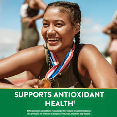 Nature's Truth etiqueta con lista de ingredientes y sellos de calidad visibles