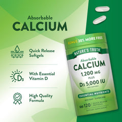 Nature's Truth etiqueta de ingredientes resaltando fórmula sin gluten ni aditivos