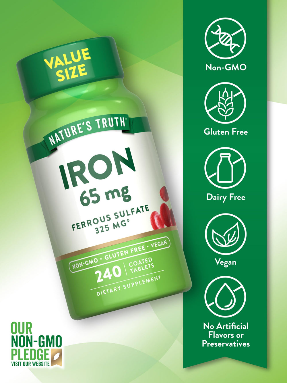 Nature's Truth etiqueta nutricional claridad de ingredientes