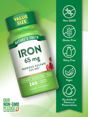 Nature's Truth etiqueta nutricional claridad de ingredientes